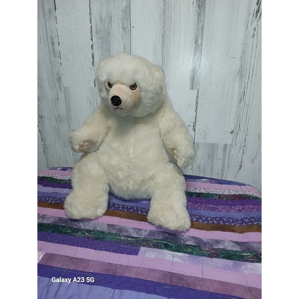 Vtg Applause Avanti Polar Bear White 15